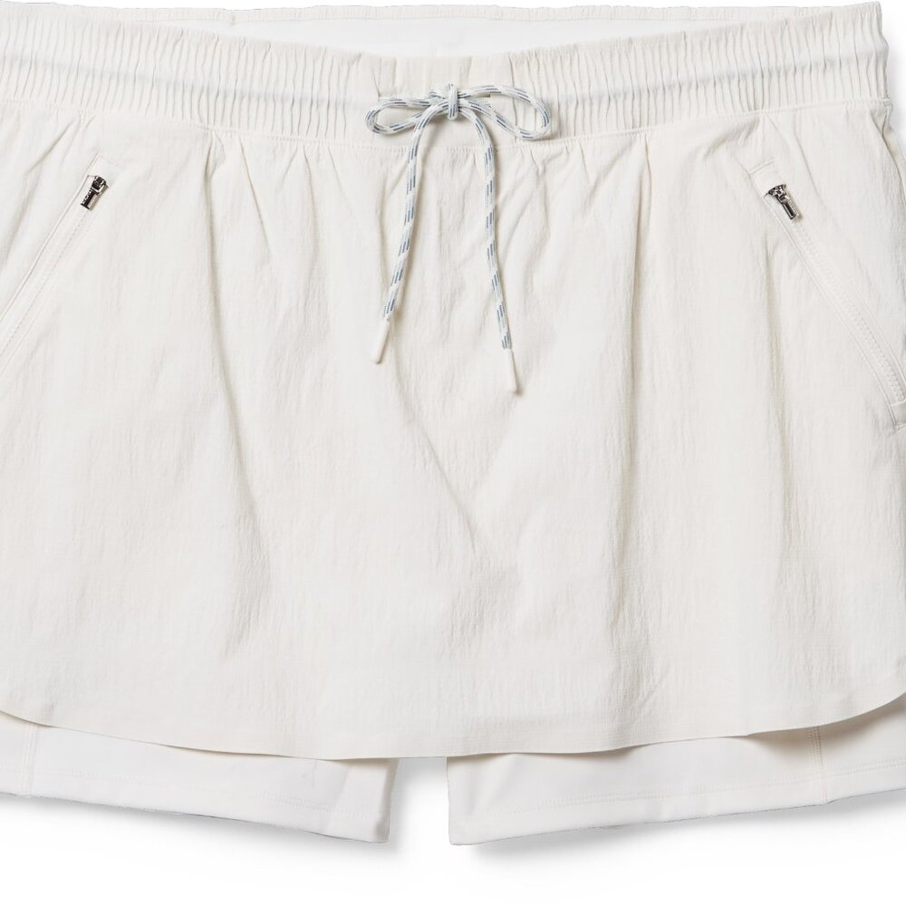 ATHLETA TREKKIE SKORT WHITE